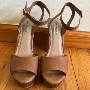 Steve Madden Women's Brown Platform Sandals